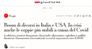 Boom divorzi in Italia e USA