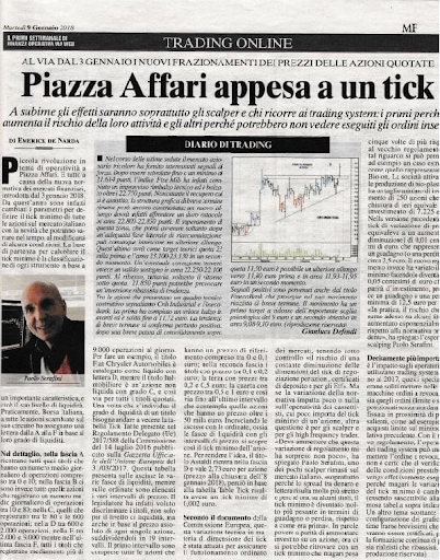 Articolo Trading Online su Paolo Serafini